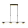 Lampara Ciudad Del Cabo 4l 24w 4000k  Negro/oro Regx85x15 Cm 1920 Lm