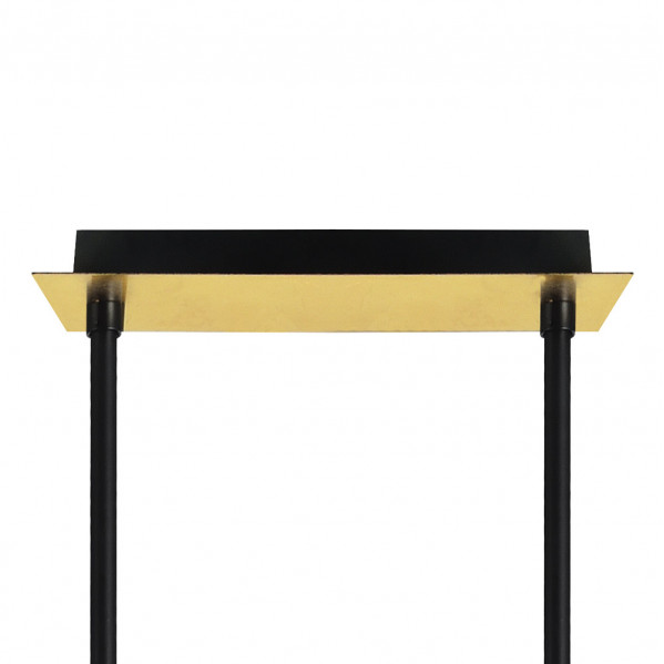 Lampara Ciudad Del Cabo 4l 24w 4000k  Negro/oro Regx85x15 Cm 1920 Lm