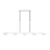 Lampara Ciudad Del Cabo 5l 30w 4000k  Blanco/plata Regx104x15 Cm 2400 Lm