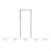 Lampara Ciudad Del Cabo 5l 30w 4000k  Blanco/plata Regx104x15 Cm 2400 Lm