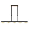 Lampara Ciudad Del Cabo 5l 30w 4000k  Negro/oro Regx104x15 Cm 2400 Lm