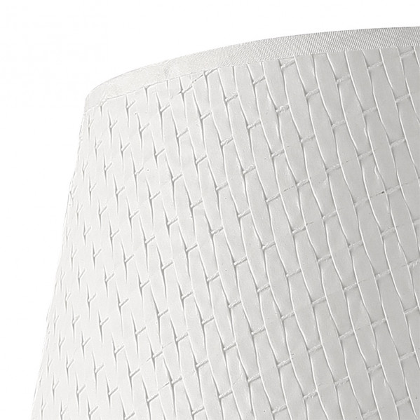 Lampara Crasas 5xe14 Blanco/oro Regx54x54 Cm
