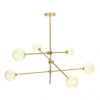 Lampara Jerusalen 6xg9 Bronce 72x90x90 Cm