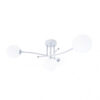 Lampara La Habana 4xg9 Blanco/cromo 25x59x59 Cm