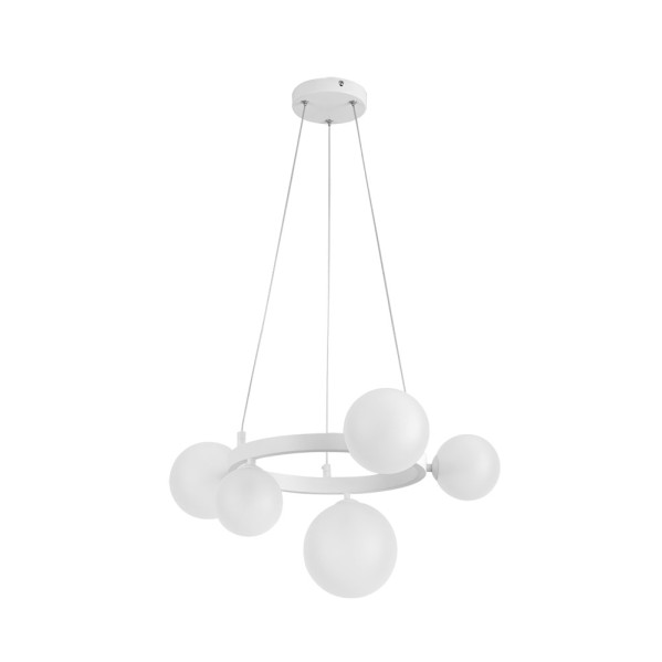 Lampara Lozolla 5xg9 Blanca Regx52x52cm