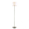 Pie De Salon Aldebaran 1xe27 Cuero C/pant Beig  170x35x35 Cm