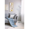 Pie De Salon Deneb 1xe27+1xe14 C/lector Niquel  180x30x30 Cm
