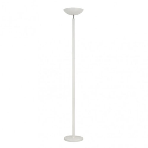 Pie De Salon Luyten 2xe27 Blanco Mate  180x27x27 Cm