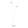 Pie Salon Ciudad Del Cabo 2l 12w 4000k Blanc/plata150x30x25 Cm 1080 Lm Dirigible Y Orientable