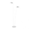 Pie Salon Ciudad Del Cabo 2l 12w 4000k Blanc/plata150x30x25 Cm 1080 Lm Dirigible Y Orientable