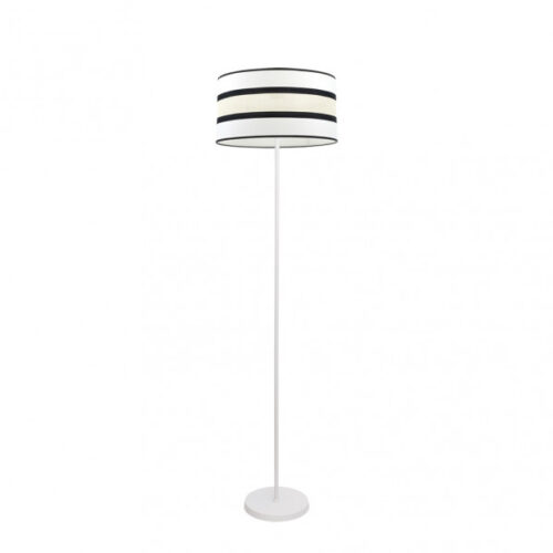 Pie Salon Karla 1xe27 Blanco/beis 149x40x40 Cm