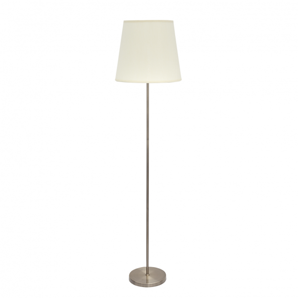 Pie Salon Maldivas 1xe27 Cuero/beis 175x40x40 Cm