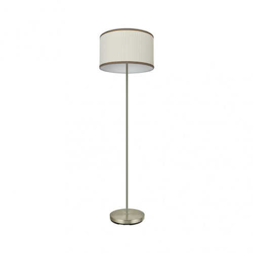 Pie Salon Soprano 1xe27 Cuero/beis 154x40x40 Cm