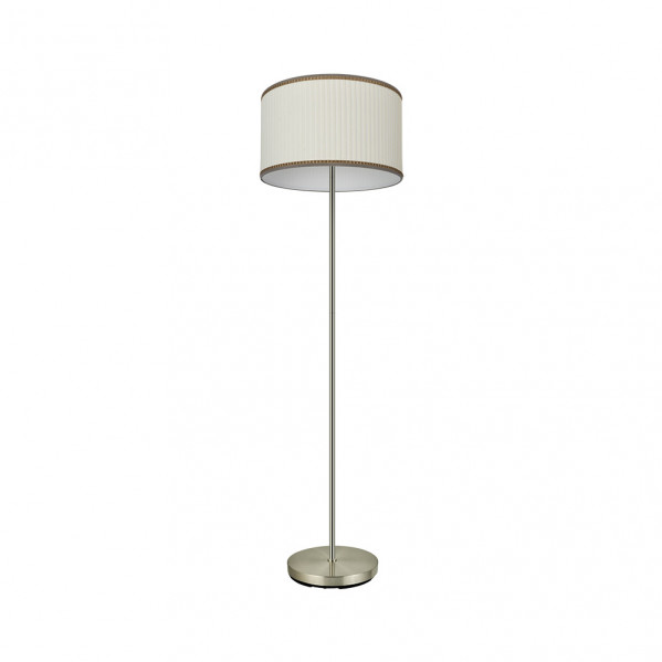 Pie Salon Soprano 1xe27 Cuero/beis 154x40x40 Cm