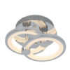 Plafon Sydney 32w 3000-4000-6500k Cromo 14x30x20 Cm 4160 Lm Regulable,memoria Y C.remoto