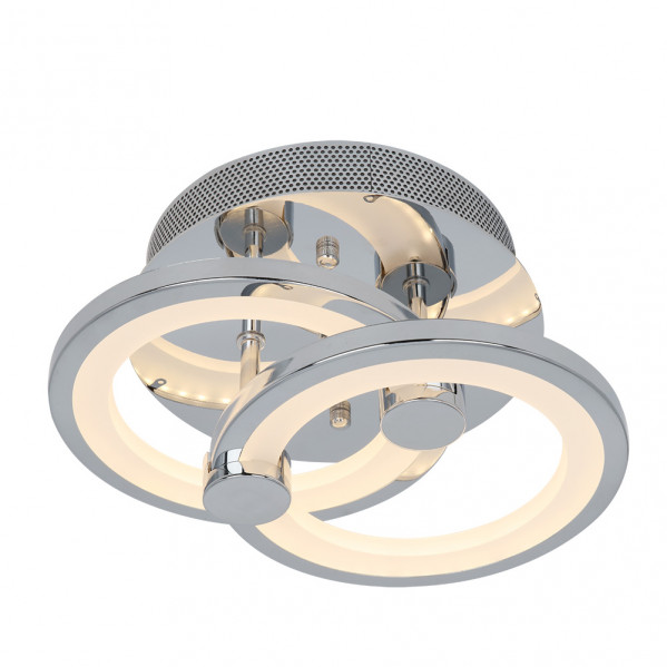 Plafon Sydney 32w 3000-4000-6500k Cromo 14x30x20 Cm 4160 Lm Regulable,memoria Y C.remoto