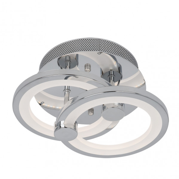 Plafon Sydney 32w 3000-4000-6500k Cromo 14x30x20 Cm 4160 Lm Regulable,memoria Y C.remoto
