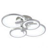 Plafon Sydney 76w 3000-4000-6500k Cromo 13,5x55x41 Cm 10260lm Regulable,memoria Y C.remoto