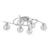 Plafon Varanasi 6xg9 Cromo 21x65x30 Cm