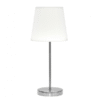 Sobre Mesa Maldivas 1xe14 Niquel/blanco 46x20x20 Cm