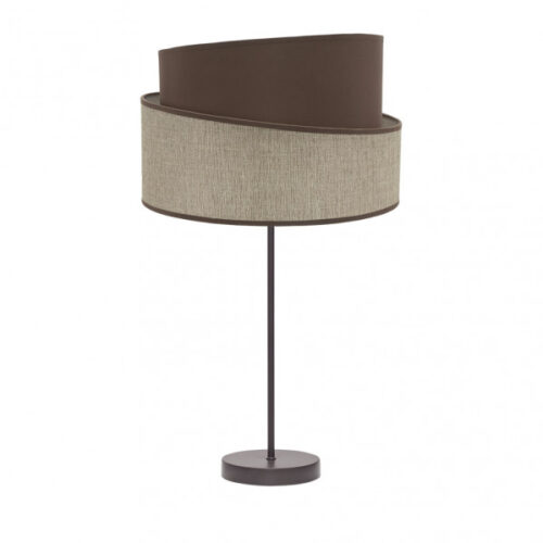 Sobremesa Alto Hara 1xe27 Marron/marron 66x35x35 Cm