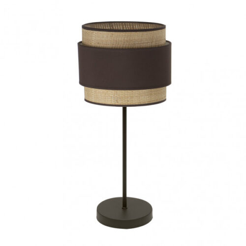Sobremesa Alto Kandy 1xe27 Natural/marron 67x30x30 Cm