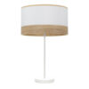 Sobremesa Alto Olga 1xe27 Blanco/blanco-mad.clara  62x30x30 Cm