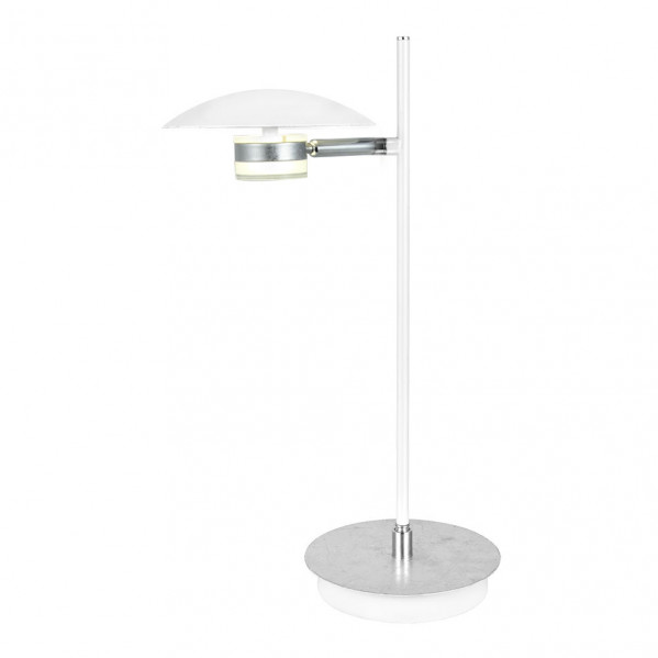 Sobremesa Ciudad Del Cabo 1l 6w 4000k Blanco/plata  42x23x15 Cm 540 Lm Dirigible y Orientable