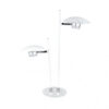 Sobremesa Ciudad Del Cabo 2l 12w 4000k Blanc/plata 52x32x15 Cm 1080 Lm Dirigible Y Orientable