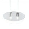 Sobremesa Ciudad Del Cabo 2l 12w 4000k Blanc/plata 52x32x15 Cm 1080 Lm Dirigible Y Orientable