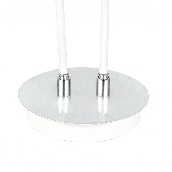Sobremesa Ciudad Del Cabo 2l 12w 4000k Blanc/plata 52x32x15 Cm 1080 Lm Dirigible Y Orientable