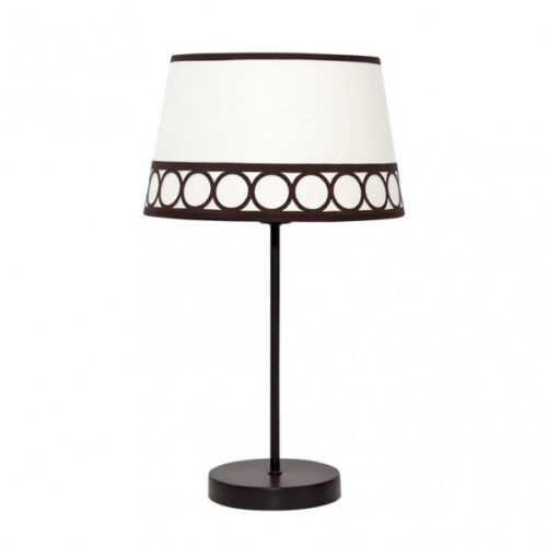 Sobremesa Dalia 1xe14 Beis/marrón 44x25x25 Cm