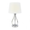 Sobremesa Dubrovnik 9w 4000k+ 1xe27 Cromo 675 Lm Doble Encendido 46x26x26 Cm