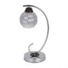 Sobremesa Etna 1xe14 Cromo/wengue 35x14x19 Cm