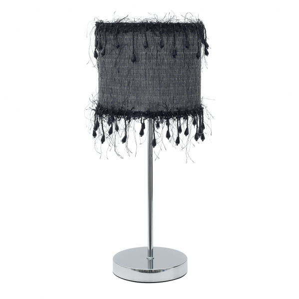 Sobremesa Hilos 1xe14 Negro 42,5x17x17 Cm