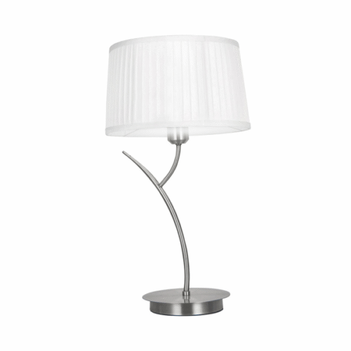 Sobremesa Magni 1xe27 Cromo C/pant.blanca 53x30x30 Cm