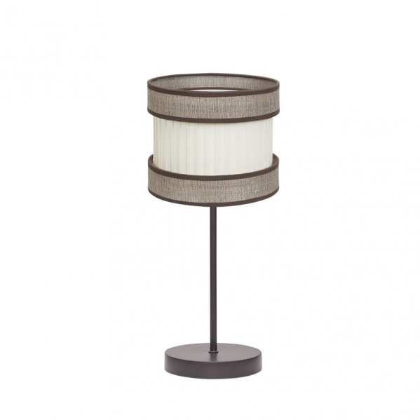 Sobremesa Peq. Home 1xe14 Marron/marron-beis 45x18x18 Cm