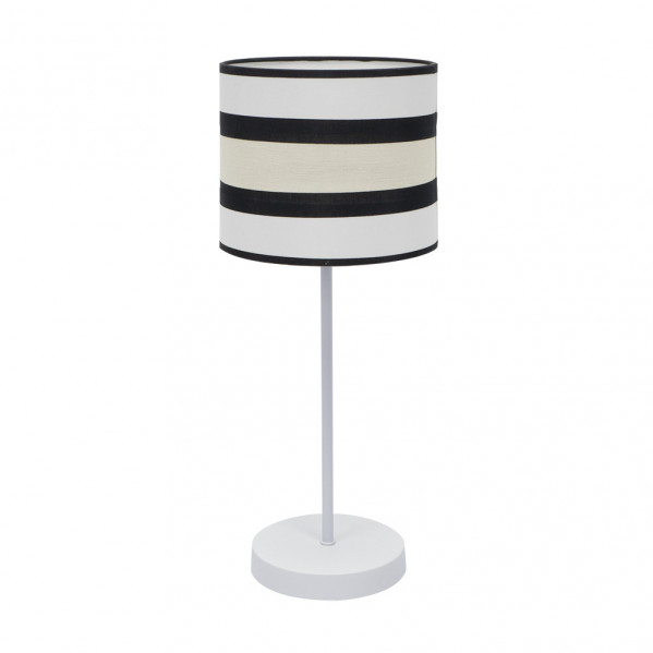 Sobremesa Peq. Karla 1xe14 Blanco/beis 42x17x17 Cm