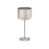 Sobremesa Tania 1xe14 Niquel/madera Gris 42x17x17 Cm
