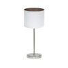Sobremesa Tatiana 1xe14 Niquel/blanco-oxido 42x17x17 Cm