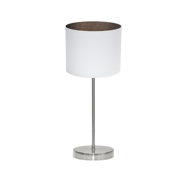 Sobremesa Tatiana 1xe14 Niquel/blanco-oxido 42x17x17 Cm