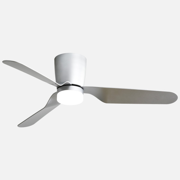 Ventilad 18w Dc Kochi Niquel 3 Aspas Plata 6 Veloc. 3000k, 4000k, 6000k C/remoto Y Temporizador 132 D 2025