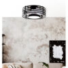 Ventilador 22w Dc Xaloc Negro 7Aspas Blancas 6vel  3000-4000-6500 28x57,8x57,8cm C/remoto, Memoria Y Temporizador