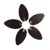 Ventilador  Dc Borasco 24w Niq/marron 5 Asp.6 Vel 132d 2950lm Remoto.memor.y Temp.3000-4000-6000k