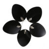Ventilador  Dc Chaw 24w 2950lm Niquel/negro 5asp.6vel.132d  C/remoto, Memoria Y Temp.3000-4000-6000k