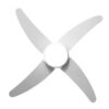 Ventilador 2xe27 Dc Klod Blanco 4 Asp.6 Vel.117d  C/remoto Y Temporizador