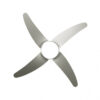 Ventilador 2xe27 Dc Klod Niquel/plata 4 Asp.6 Vel 117d C/remoto Y Temporizador