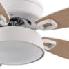 Ventilador 30w Dc Braw Blanco 5 Aspas Blanco/haya  6 Vel. 3 Colores 106,7d C/remoto, Memoria Y Temporizador 2850lm