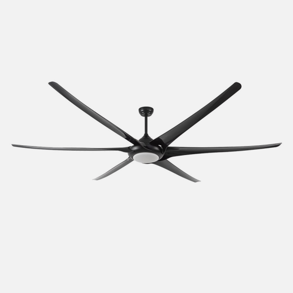 Ventilador 24w Dc Moncayo Negro 6 Aspas 6 Velocidades 254d C/remoto Memoria 3 Temperaturas 2850 Lm