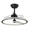 Ventilador 110w Dc Chom Negro 3 Aspas Transp. 46/66x62x62cm  6Vel. 3 Colores C/remoto, Memoria Y Temporizador 9350lm